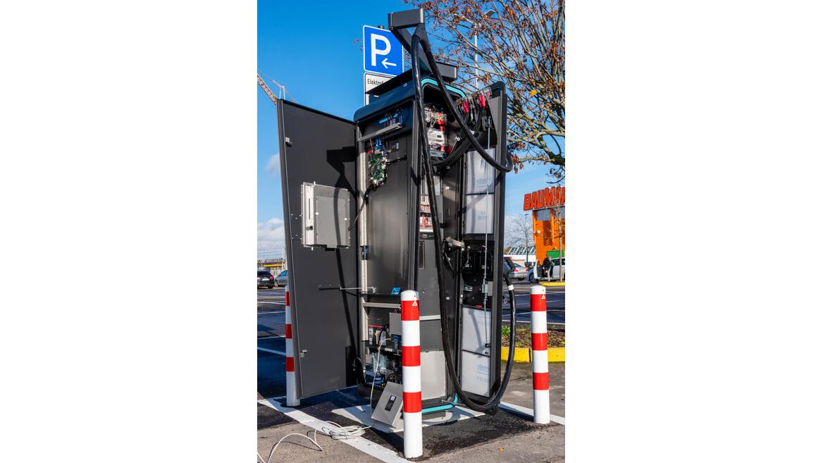 Aufbau eines Ladeparks