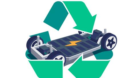 Rycling E-Auto Batterie