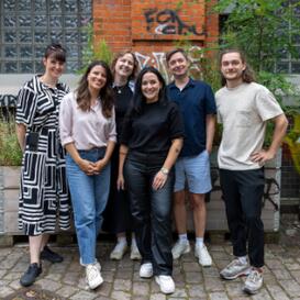 Das Redaktionsteam plant und setzt alle Folgen des Energielotse-Podcasts um | Bildnachweis: © Pfalzwerke Das Redaktionsteam plant und setzt alle Folgen des Energielotse-Podcasts um | Bildnachweis: © Pfalzwerke