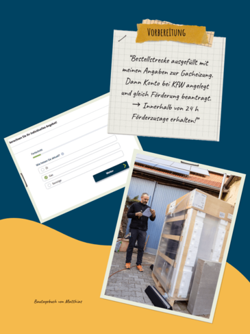 Bautagebuch Wärmepumpe Selbsteinbau Vorbereitungen Förderung | © Bildnachweis: © Pfalzwerke/Marc Wilhelm Bautagebuch Wärmepumpe Selbsteinbau Vorbereitungen Förderung | © Bildnachweis: © Pfalzwerke/Marc Wilhelm