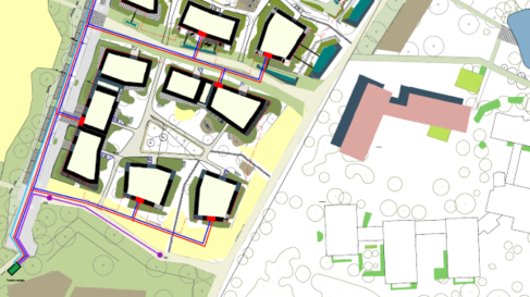 schematische Darstellung Wärme Oberschleißheim