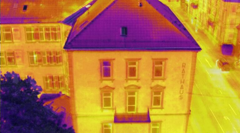 Kommunale Wärmeplanung mit Thermografieaufnahmen aus der Luft