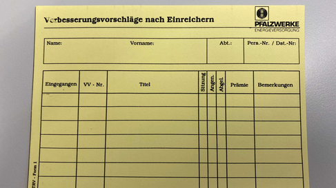 Verbesserungsvorschlag | © unbekannt